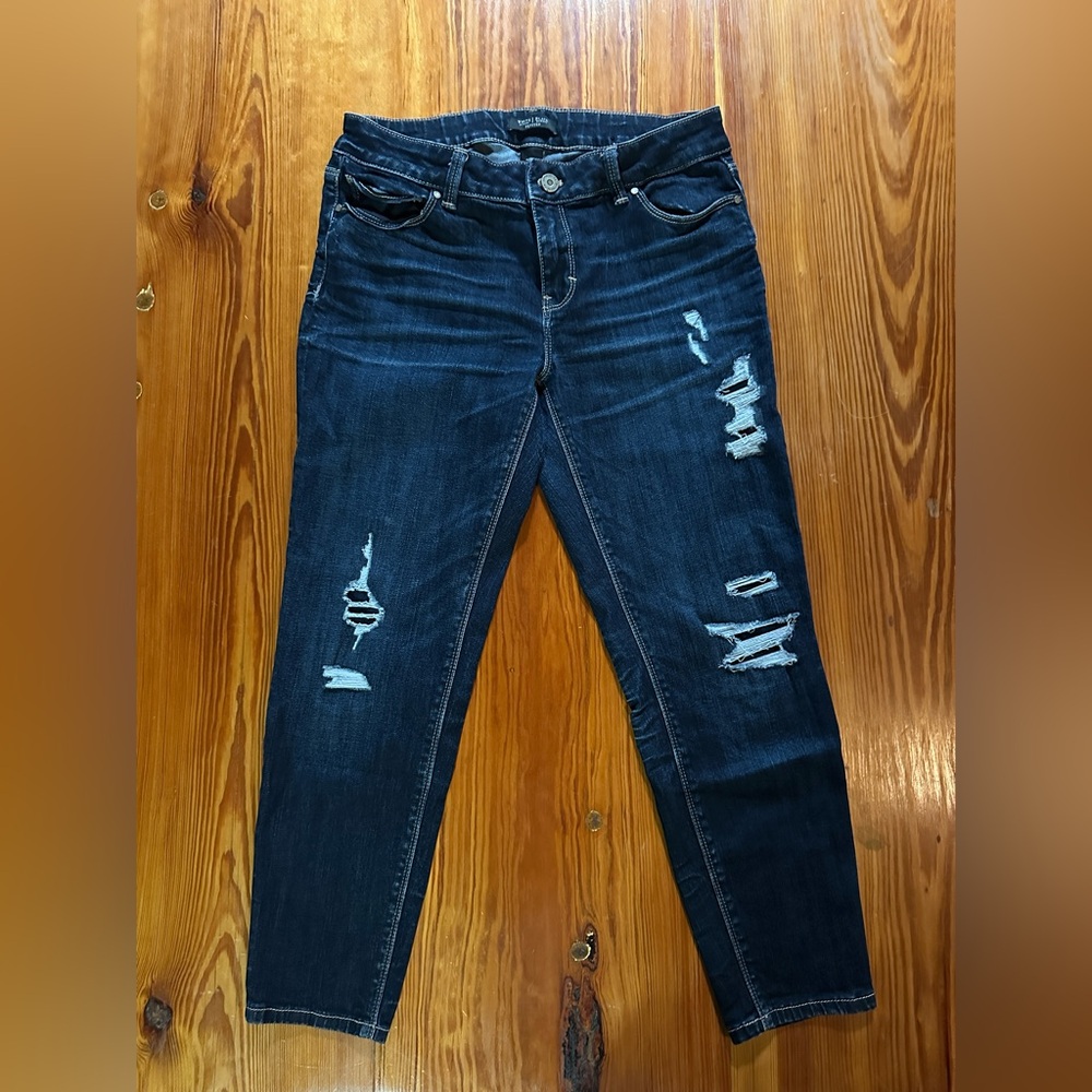 White House Black Market petites crop jeans size 6p